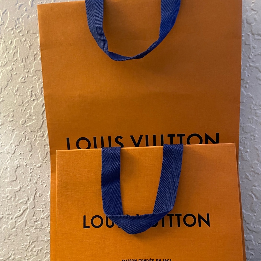 Louis Vuitton Orange Shopping Bags